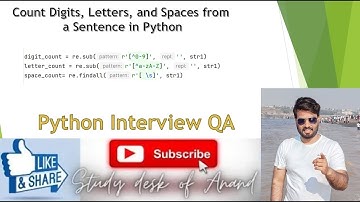 Count Digits, Letters, and Spaces from a Sentence in Python