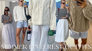 RECREATING SPRING/SUMMER PINTEREST OUTFITS 2024 | Casual Outfit Ideas