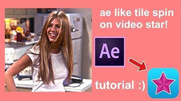 ae like tile spin on video star! | tutorial