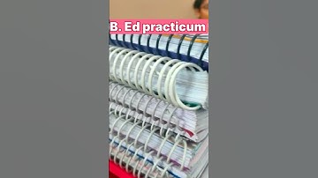 B. ed practicum and assignment files😘😘😍😍