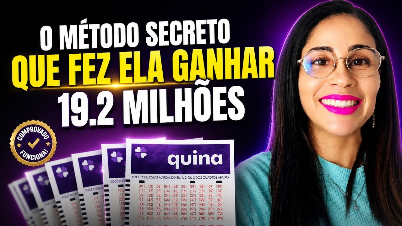 Usou Ela usou a técnica do método secreto e ganhou 19.2 milhões na Quina ...