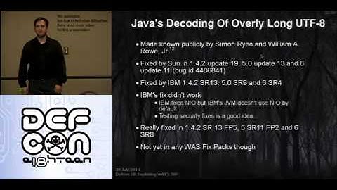 Defcon 18 - Exploiting WebSphere Application Servers JSP Engine Ed Schaller