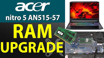 Hoe u het RAM-geheugen van een Acer Nitro 5 AN515-57-79TD laptop kunt upgraden | Stap voor stap