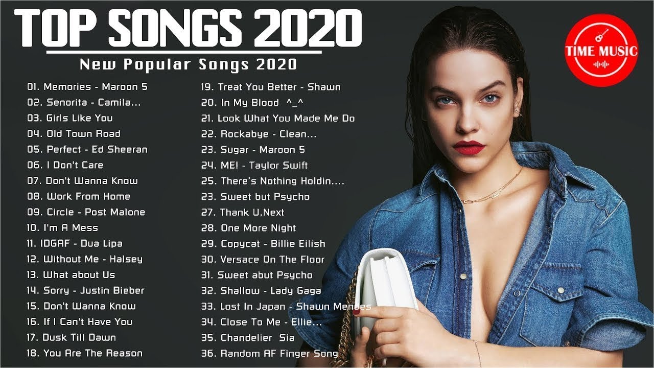Английские песни 2020. Top 20 Pop Songs 2018.