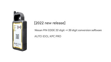 Mitsubishi ek Wagon smart key programming Nissan / Days OEM model AUTO IDOL KPC PRO