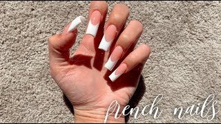 ♡ Updated! Classic French Polygel Nails | Polygel at Home ♡