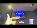 Seventour st800 10 car subwoofer with led blue ambient light