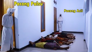 Merinding❗Prank Pocong Ketemu Pocong beneran ? senjata makan tuan 🤣