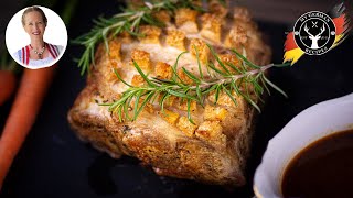 Oktoberfest: Crispy Bavarian Pork Roast with Beer Sauce ✪ MyGerman.Recipes