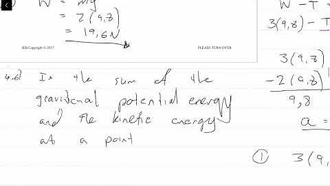 2017 Supp|Matric IEB Physics Paper 1 Supplementary Exam  |Question4|Newton