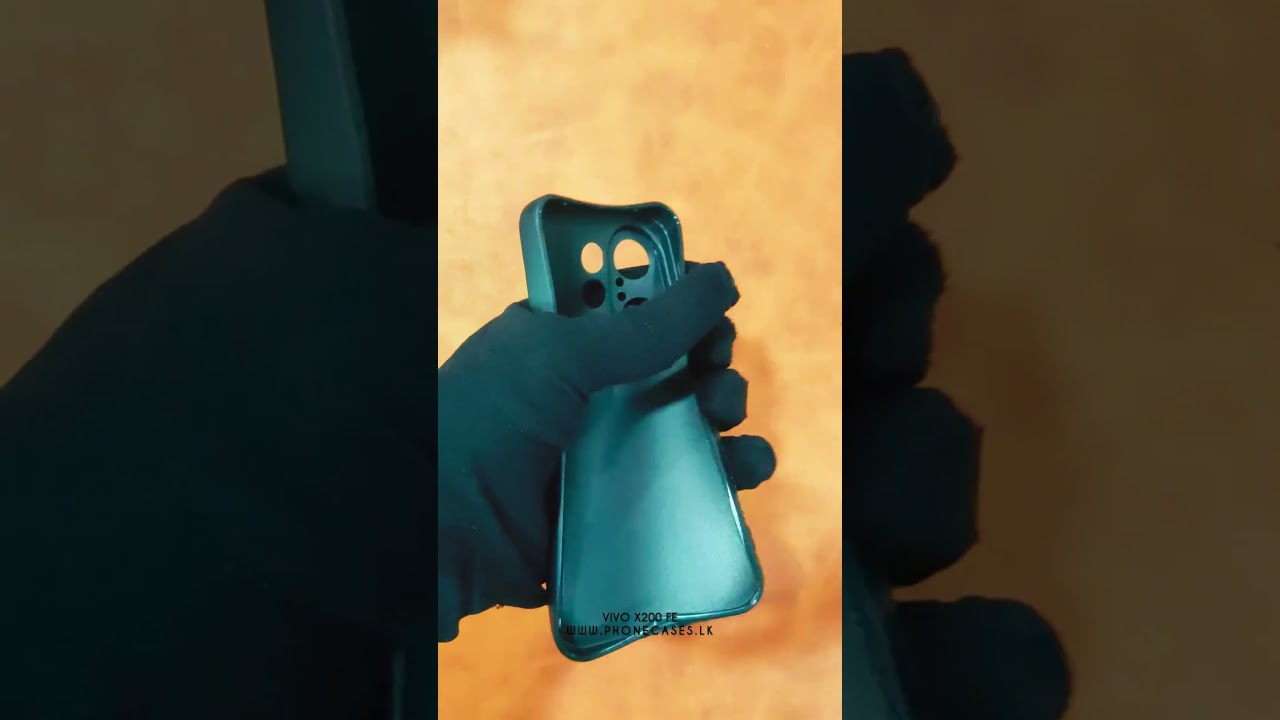 VIVO X200 FE | Ultra-Thin Matte Black TPU Phone Case | PhoneCases.lk