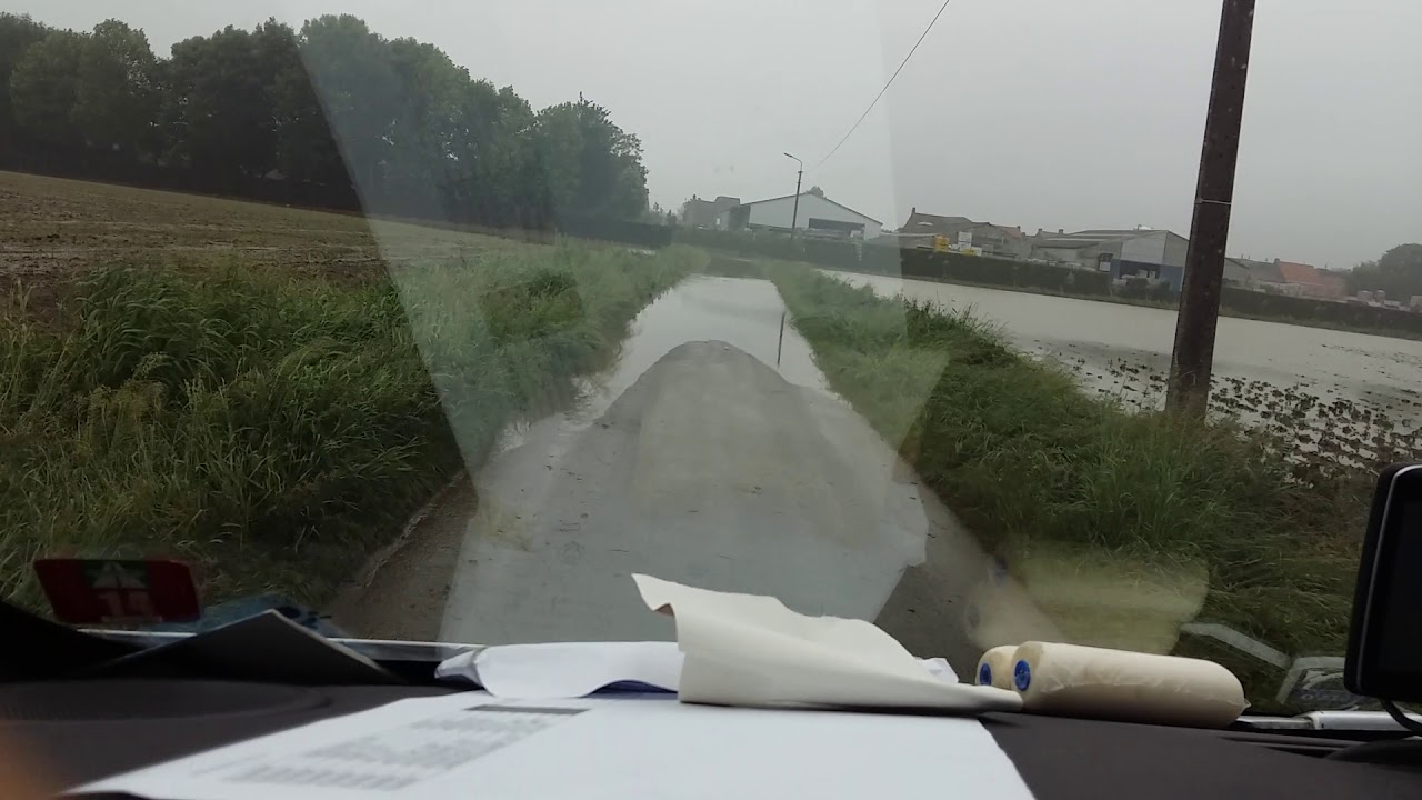 Потоп в бельгии. Город DADIZELE