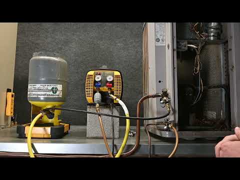 HVAC 132 liquid recovery method "high speed"