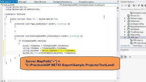 ASP.NET 4.5 Expert Skills Lesson 7-3: Use the FileUpload control
