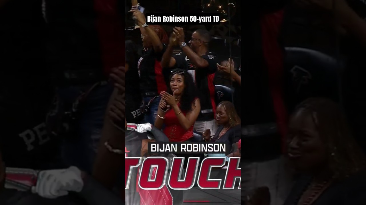 Bijan Robinson with a 50-Yard TD in Week 1 🔥 