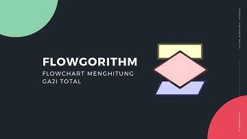 Flowgorithm : Flowchart Menghitung Gaji Total