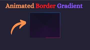 Animated Border Gradient using only Html & CSS #html #css #animation #border