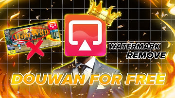 Best Screen Mirroring Software For Streaming | Step By Step Watermark REMOVE in DOUWAN