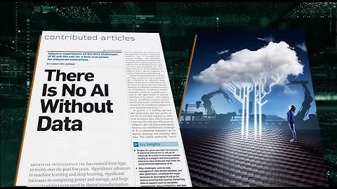 November 2021 CACM: There Is No AI Without Data