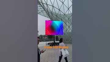 NSELED P3.91 Outdoor LED Trailer Rental Screen #nseled #nseledcloud #viscom2023