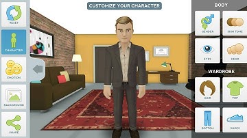 Make a 3D video animation from mobile phone using tellagami android aap in