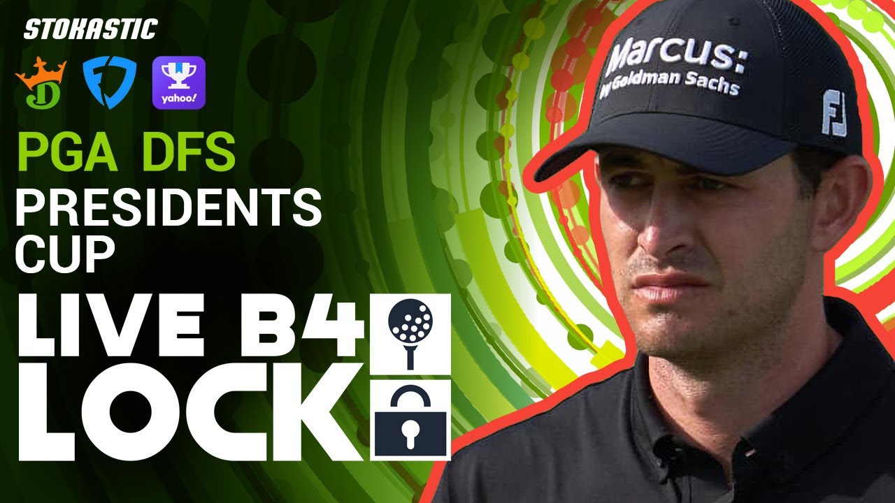 Presidents Cup Picks and PGA DFS Predictions DraftKings Fantasy Golf Live Before Lock