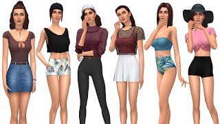 Base Game CC Look Book - PLUS LINKS // The Sims 4 CAS