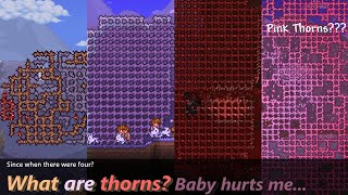 The Four Thorns In Terraria Unplaceable Unacknowledged Unlogical