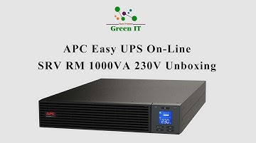 APC Easy UPS On-Line SRV RM 1000VA 230V Unboxing