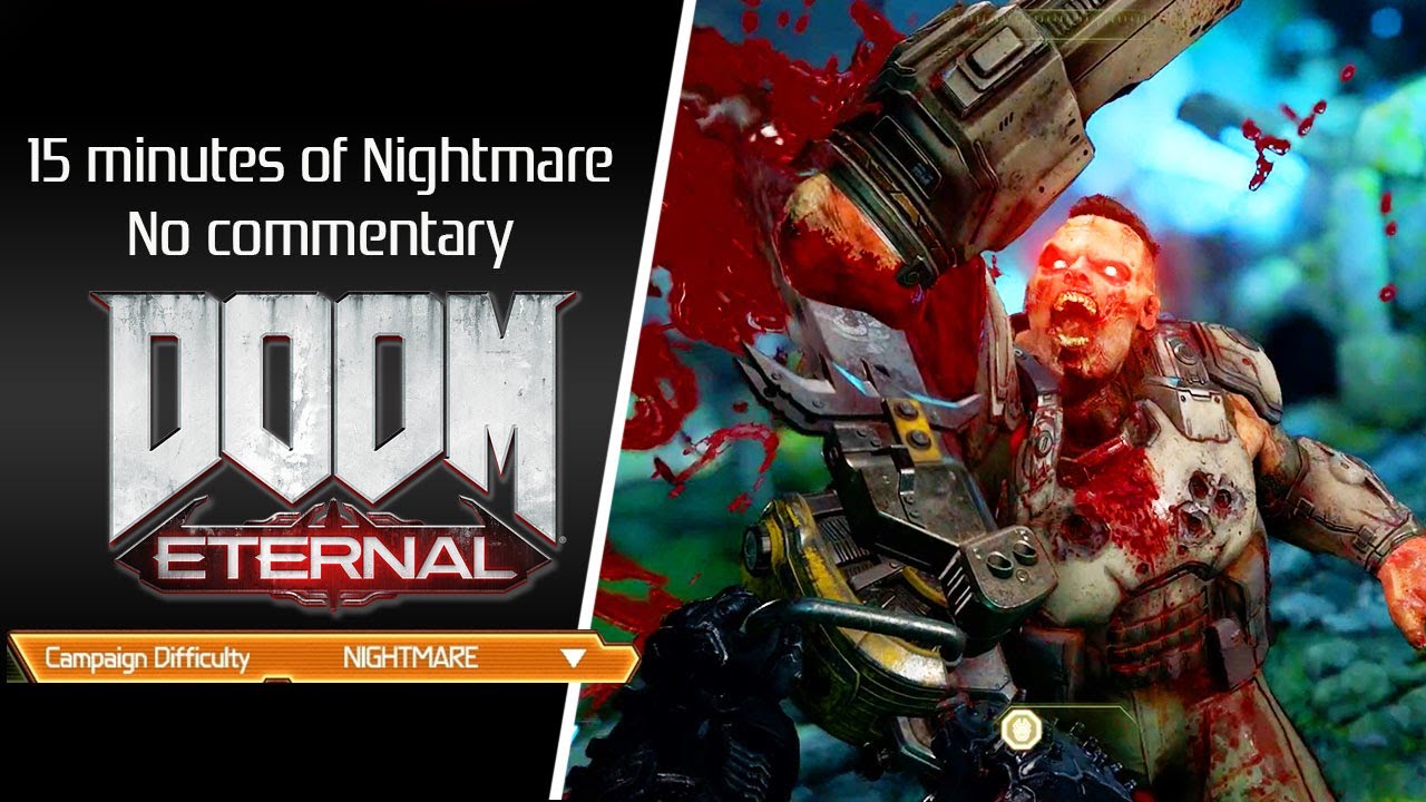 I thought Doom Eternal on Nightmare would be hard : r/Doom