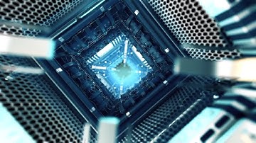 Sci-Fi Tunnel Loop Stock Motion Graphics