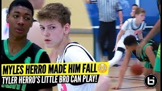 Tyler Herro's YOUNGEST Brother Myles Can HOOP! 14 Y⧸O PG Leads One of the BEST Teams in the Country!