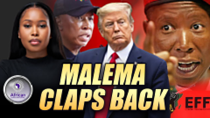 Julius Malema FIRES BACK at Trump for Twisting EFF Footage