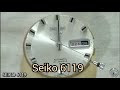 SEIKO 6119 - TROCA DE BALANCO E REVISAO - EM DETALHES.