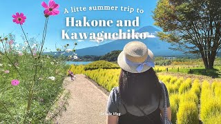 A little summer trip to Hakone & Kawaguchiko, Life in Japan VLOG|  museums, bakeries and Mt fuji 🗻