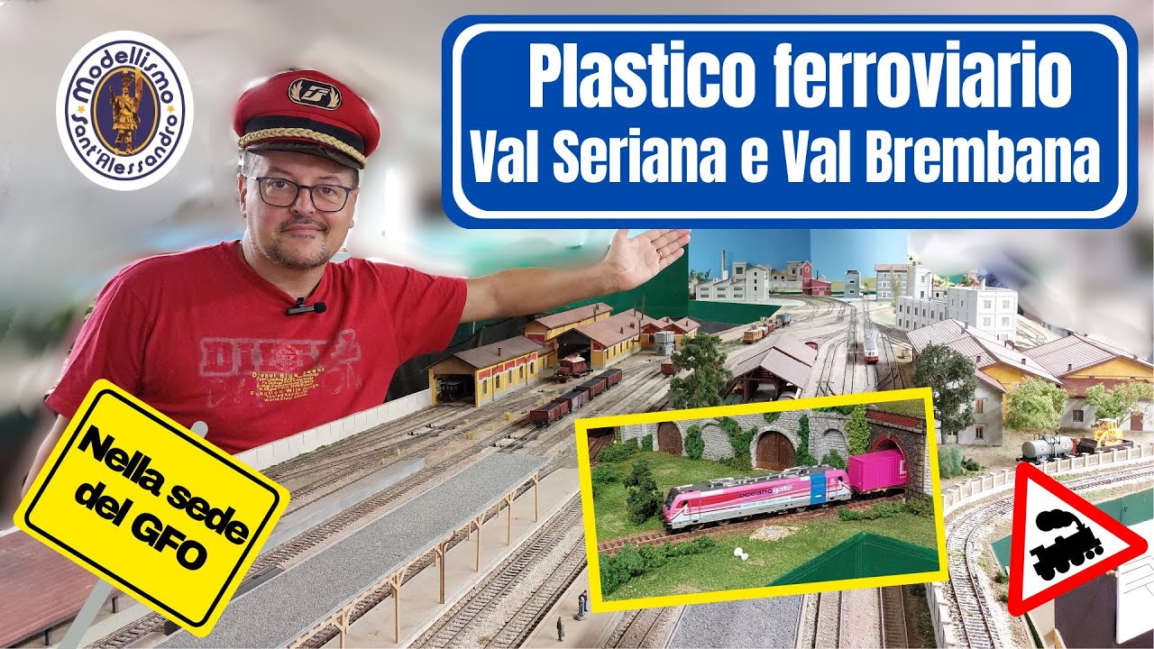 ABBIAMO VISTO L'INCREDIBILE PLASTICO FERRROVIARIO DEL GFO! - Visita guidata con Franco Bonomi