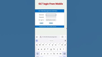 Access mini OLT through Mobile#airfiber #ftth