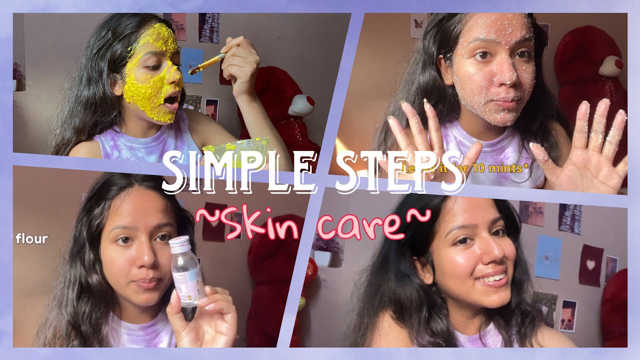 My weekly “skin care” for clear & glowing skin || home remedy - YouTube