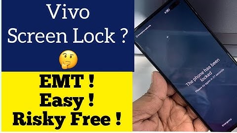 Vivo 1933 V19 Pattern Unlock And FRP Reset