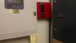 The inside look of the fire alarm panel room