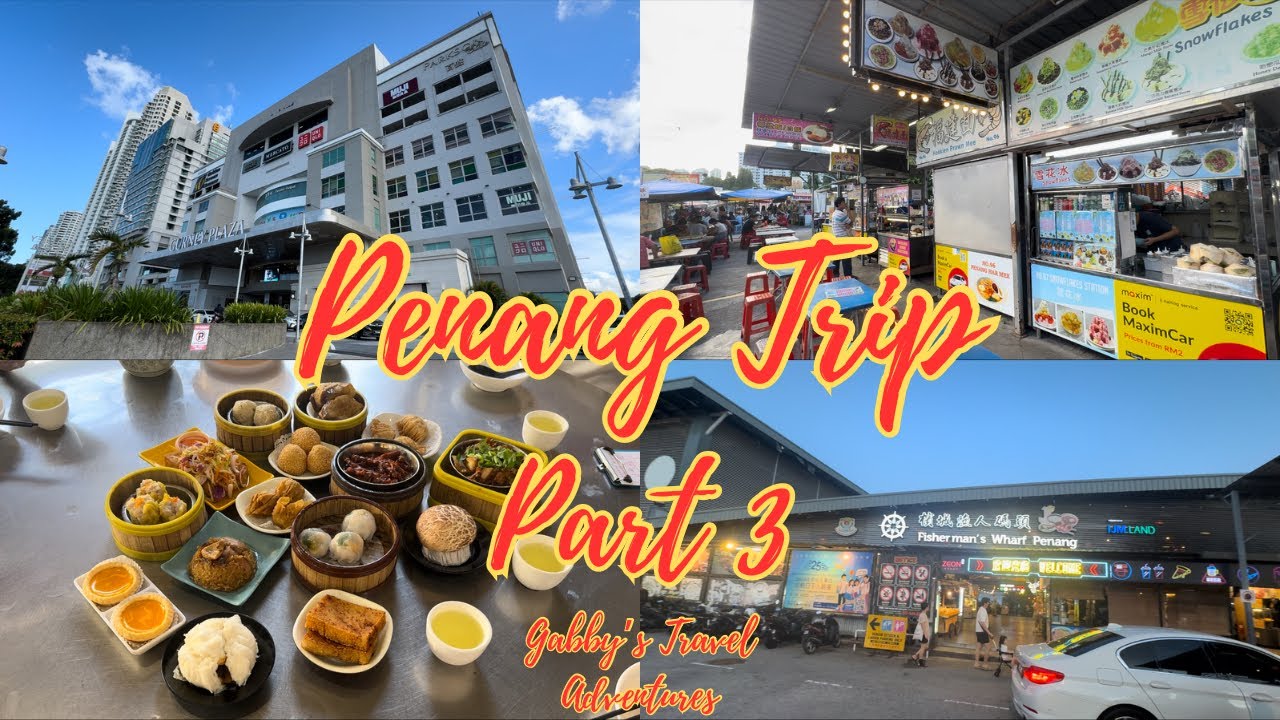 Penang, Malaysia Trip Part 3 | Dim Sum, Mall and more Local Foods | Family Travel 🇲🇾🥟🏬🦪