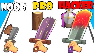 NOOB vs PRO vs HACKER - Sword Melter 2 | Gameplay Walkthrough (Android,iOS)