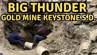 Gold Panning, Big Thunder Gold Mine Keystone, S.D. 5/4/23 #goldprospecting #goldmining #goldpanning