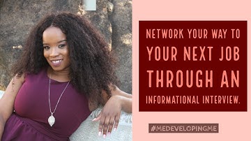 JOB SEARCH NETWORKING | INFORMATIONAL INTERVIEWS | TIARA FRAMEWORK – 2HOUR JOB SEARCH