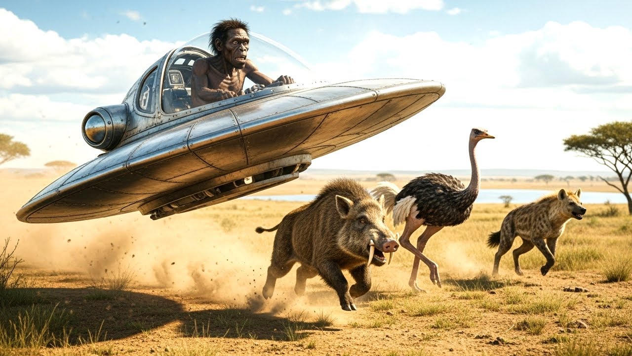 Life 3.6 Million Years Ago | Prehistoric Human Encounters Alien Flying Saucer