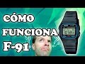 Cómo Funciona el Reloj Casio (F-91W) Alarma, Cronómetro, etc / How the Casio watch works (Tutorial)