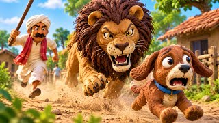 The Dog Who Saved a Lion’s Cub! 🦁 | बहादुर Bachchu की कहानी 🐕 | Handmade Clay Animation