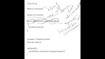 Function in c programming #snsinstitutions #snsdesignthinkers#designthinking