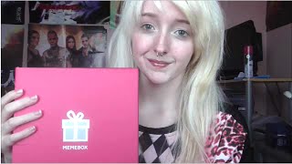 ASMR - Unboxing/Review: 'Memebox Global' - Water Sounds, Tapping - Soft Spoken screenshot 5