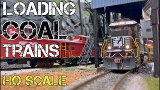 Operational Flood Loader in HO Scale  LIVE COAL LOADS